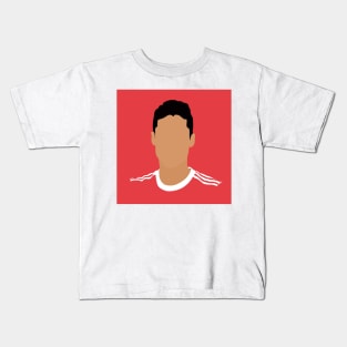 Raphael Varane Minimalistic Face Art Kids T-Shirt